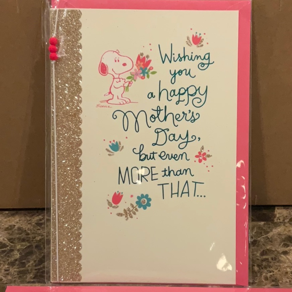 3 for $10 NIP Hallmark & Snoopy Mother’s Day Card